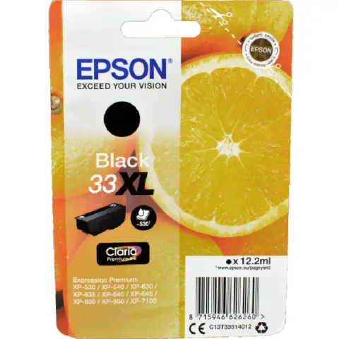 Tusz  Epson  black  T33XL,  Claria Premium Ink